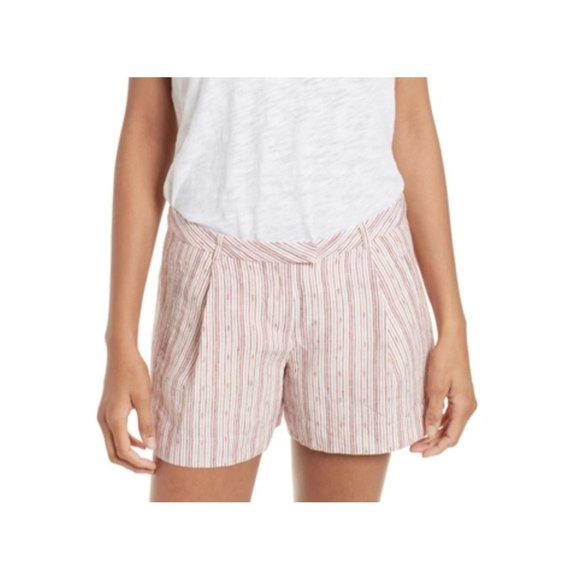 ATM Anthony Thomas Melillo Pants - ATM ANTHONY THOMAS MELILLO stripe linen shorts size 6